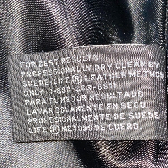 WORTHINGTON lambskin leather longline vintage classic button coat jacket size L - Picture 8 of 12